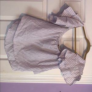 Never been worn! Crop off shoulder top